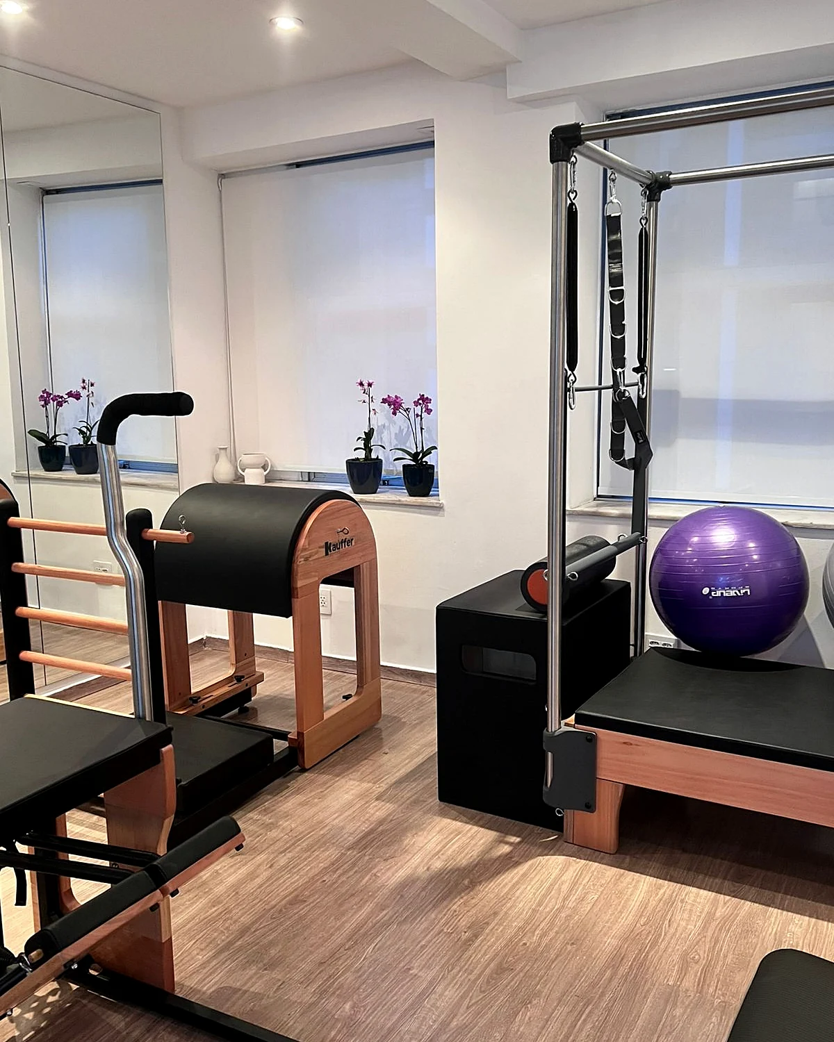 Equipamentos de Pilates no Laboratório do Movimento